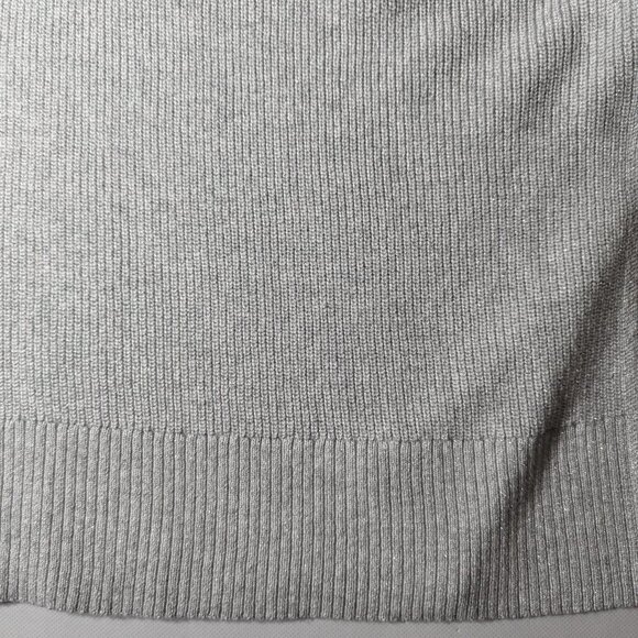 NEW Size XXS/XS Women's Tommy Bahama Shimmer Bonita Zip Poncho Sweater PearlGray - Picture 2 of 7